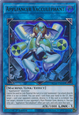 Appliancer Vacculephant [BLAR-EN040] Ultra Rare - Yugioh Cards For Your TCG Needs!