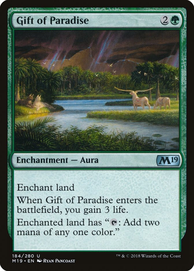 Gift of Paradise [Core Set 2019] Magic: The Gathering