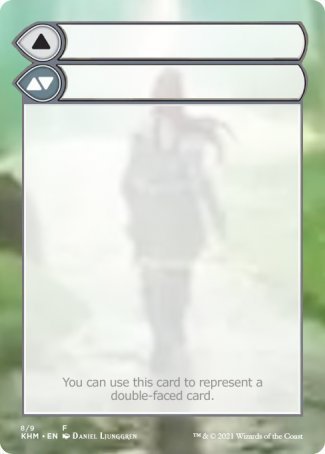 Helper Card (8/9) [Kaldheim Tokens] Magic: The Gathering