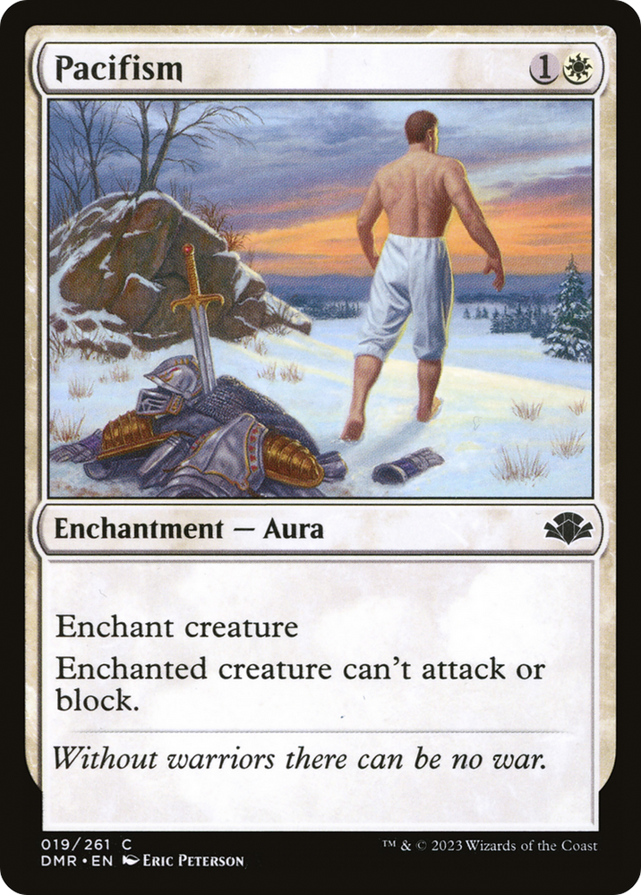 Pacifism [Dominaria Remastered] Magic: The Gathering