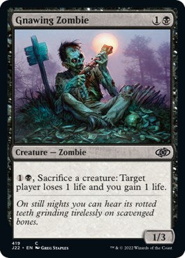 Gnawing Zombie [Jumpstart 2022] Magic: The Gathering