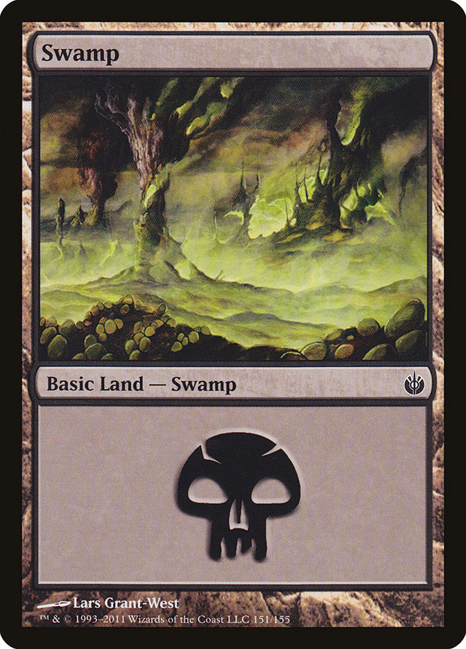 Swamp (151) [Mirrodin Besieged] Magic: The Gathering