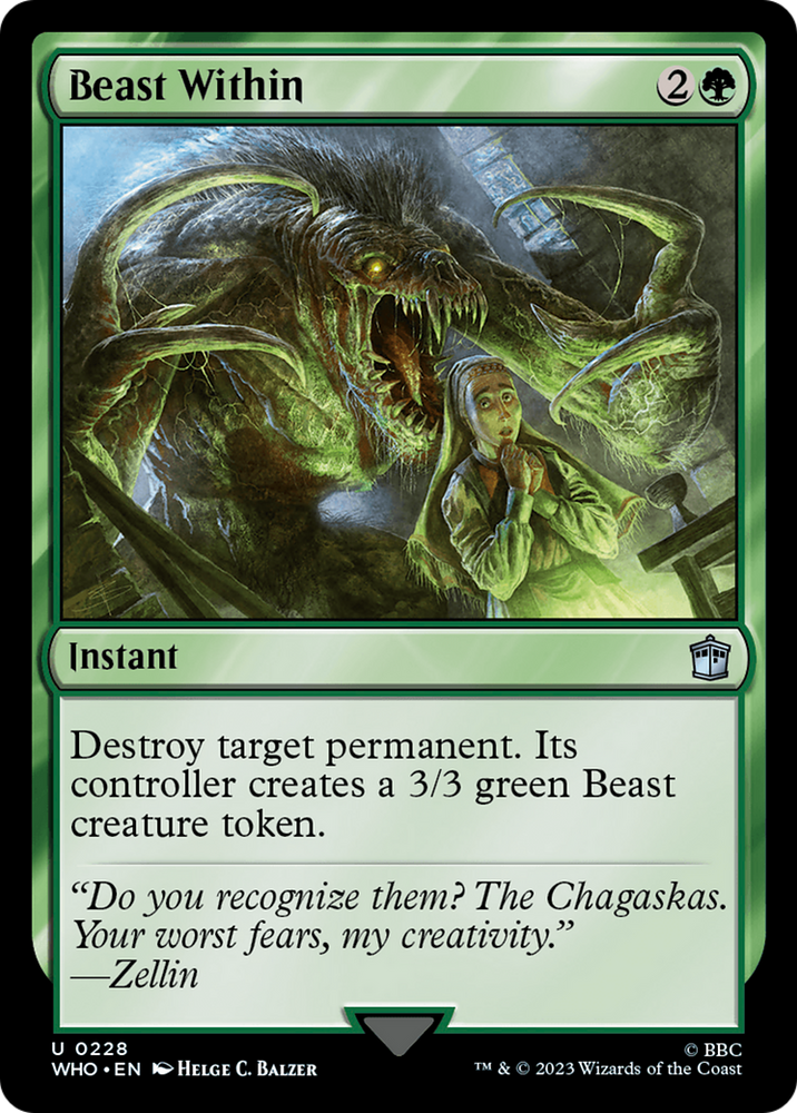 Beast Within [Doctor Who] Magic: The Gathering