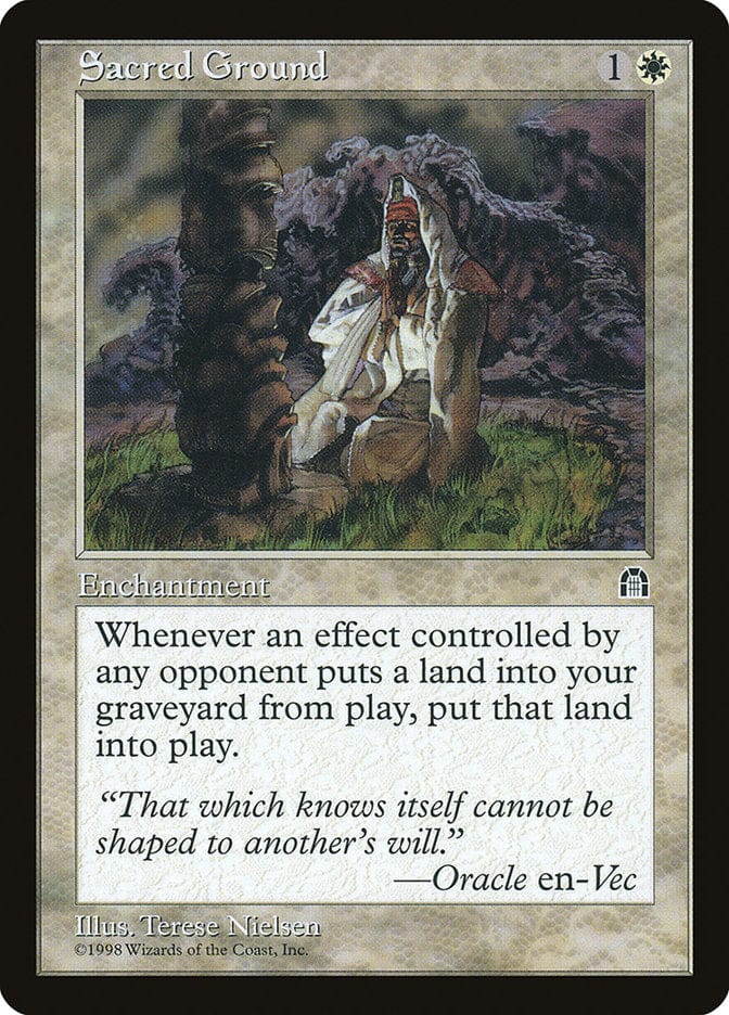 Sacred Ground [Stronghold] Magic: The Gathering