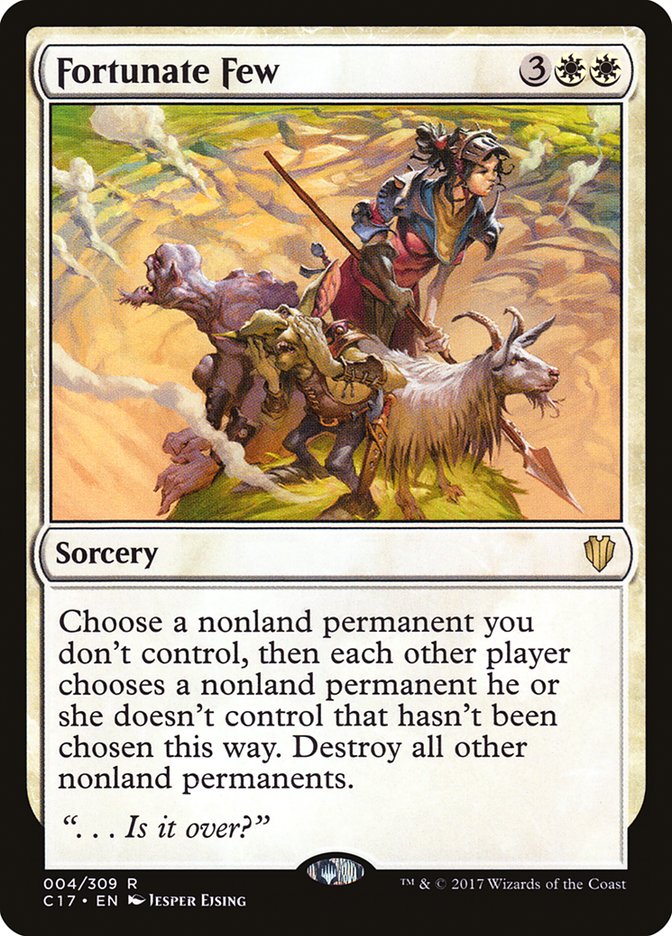 Fortunate Few [Commander 2017] Magic: The Gathering