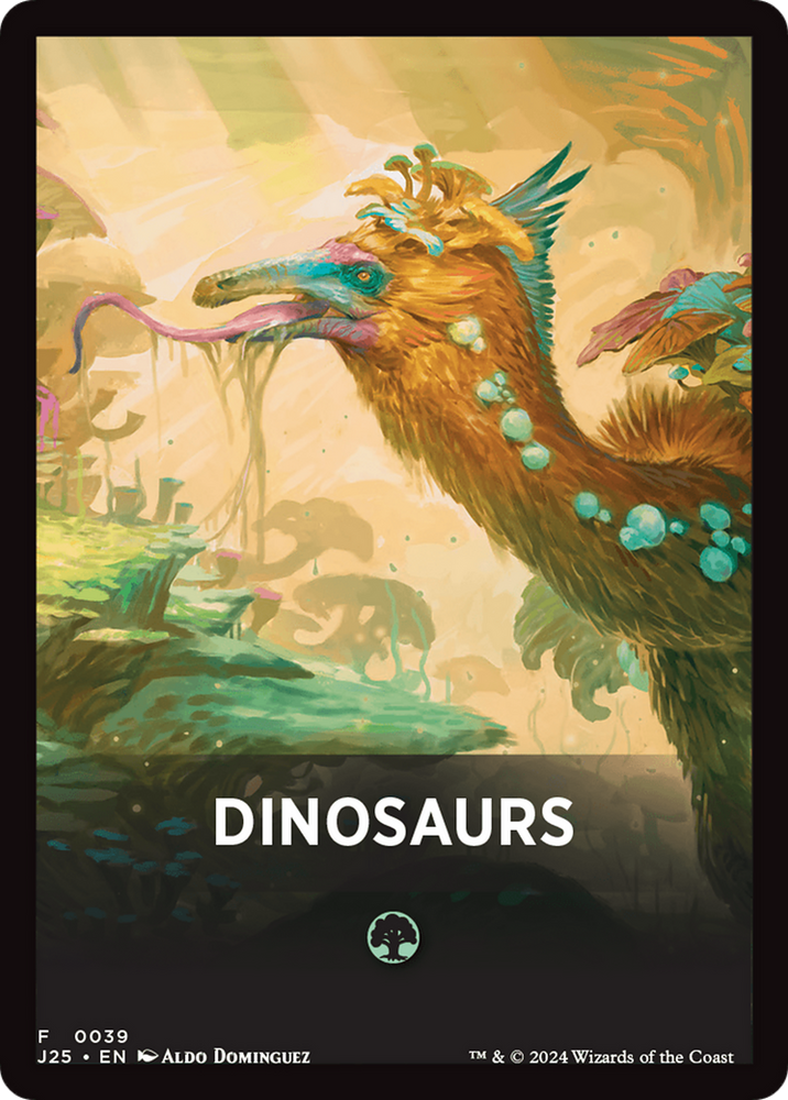 Dinosaurs Theme Card [Foundations Jumpstart Front Cards] Magic: The Gathering