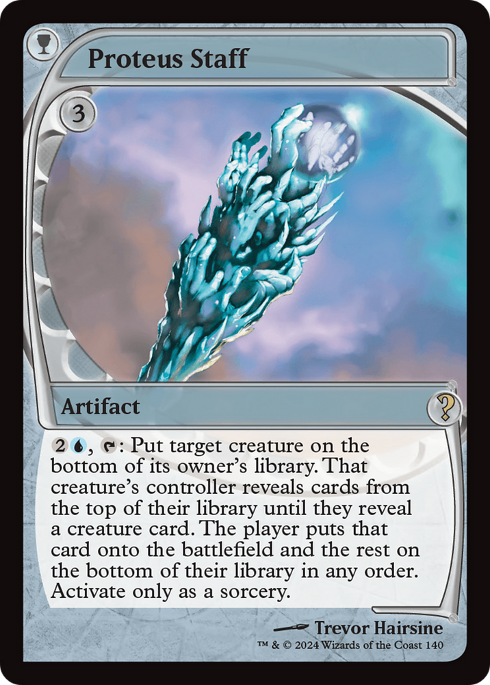 Proteus Staff (Future Sight) [Mystery Booster 2] Magic: The Gathering