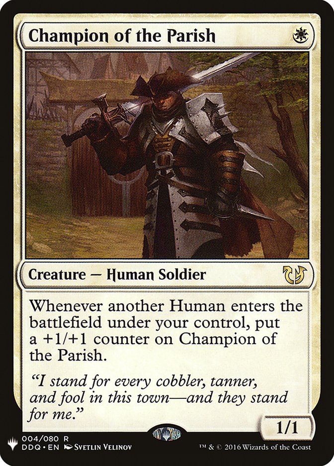 Champion of the Parish [Mystery Booster] Magic: The Gathering