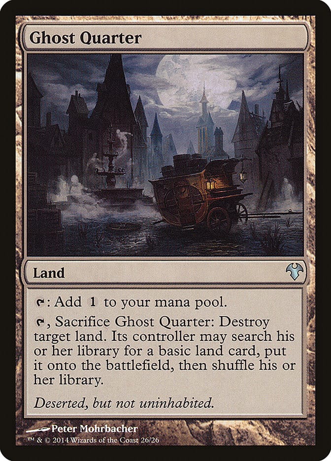 Ghost Quarter [Modern Event Deck 2014] Magic: The Gathering