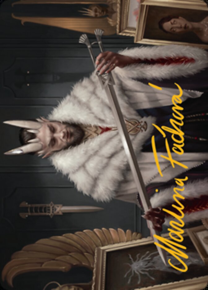 Lord Xander, the Collector Art Card (Gold-Stamped Signature) [Streets of New Capenna Art Series] Magic: The Gathering