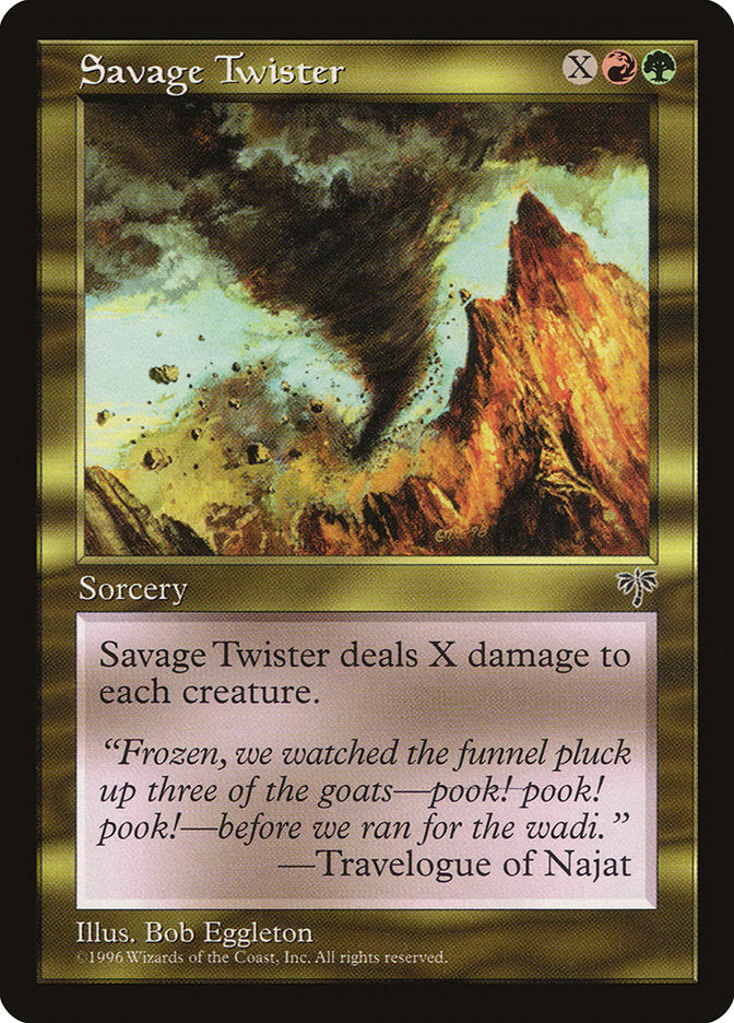 Savage Twister [Mirage] Magic: The Gathering
