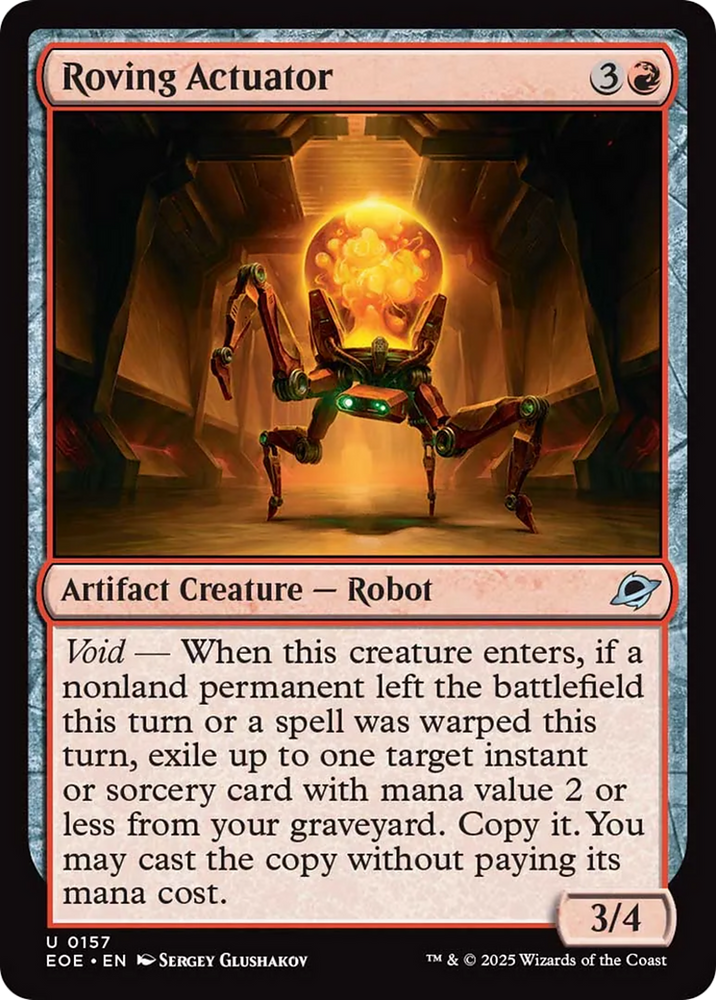 Roving Actuator [Edge of Eternities] Magic: The Gathering