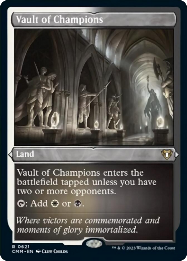 Vault of Champions (Foil Etched) [Commander Masters] Magic: The Gathering