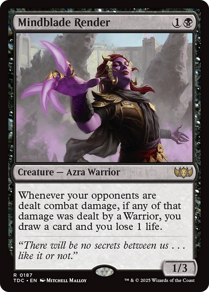 Mindblade Render [Tarkir: Dragonstorm Commander] Magic: The Gathering