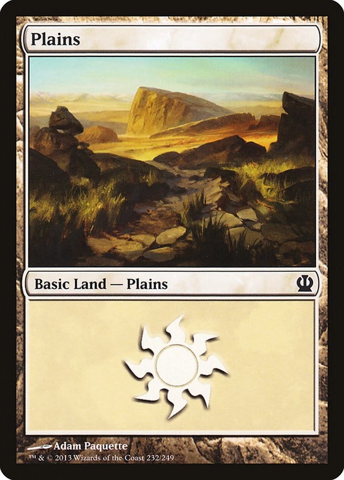 Plains (232) [Theros] Magic: The Gathering