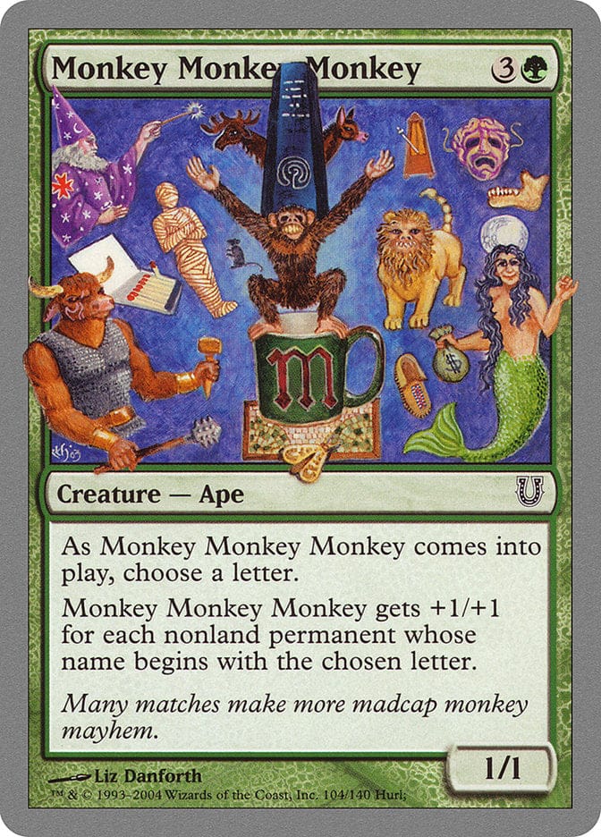 Monkey Monkey Monkey [Unhinged] Magic: The Gathering