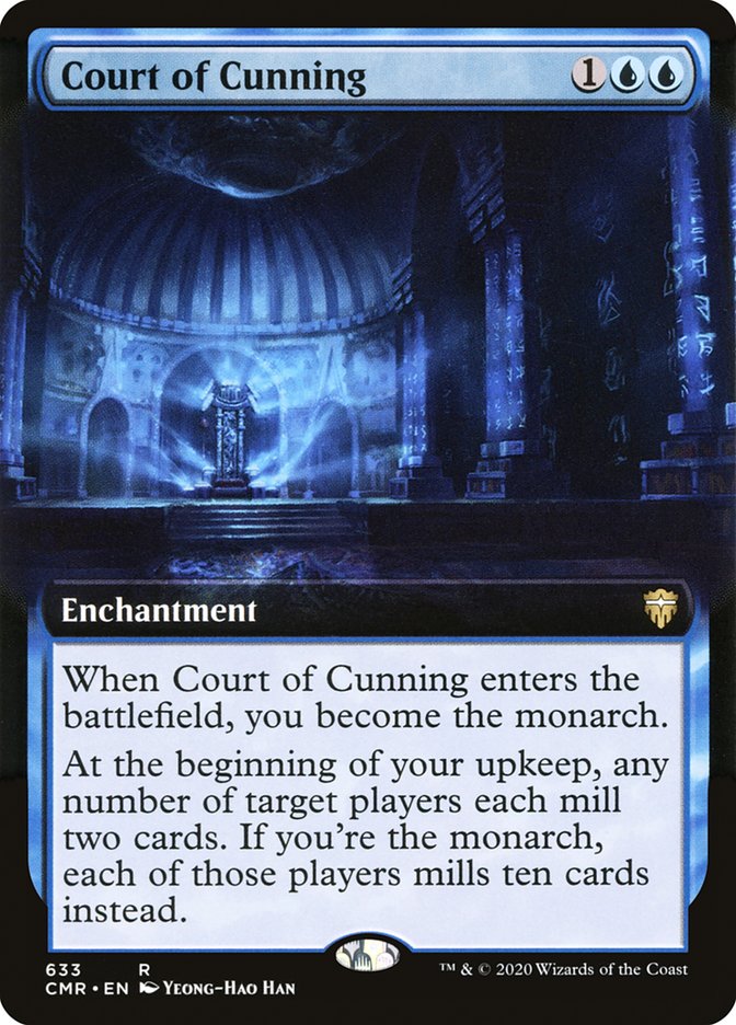 Court of Cunning (Extended Art) [Commander Legends] Magic: The Gathering