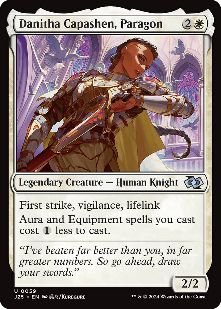 Danitha Capashen, Paragon (Anime) [Foundations Jumpstart] Magic: The Gathering