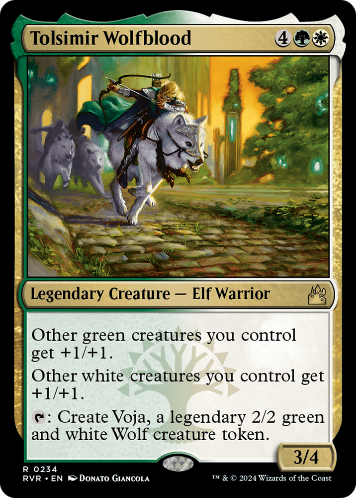 Tolsimir Wolfblood [Ravnica Remastered] Magic: The Gathering