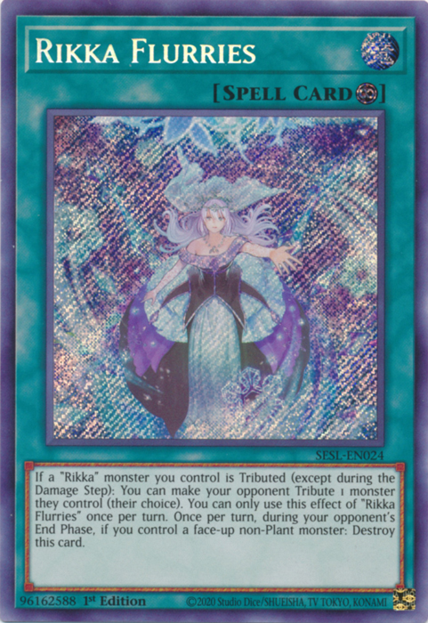 Rikka Flurries [SESL-EN024] Secret Rare - Yugioh Cards For Your TCG Needs!
