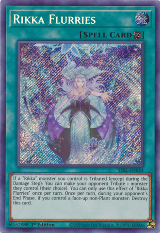 Rikka Flurries [SESL-EN024] Secret Rare - Yugioh Cards For Your TCG Needs!