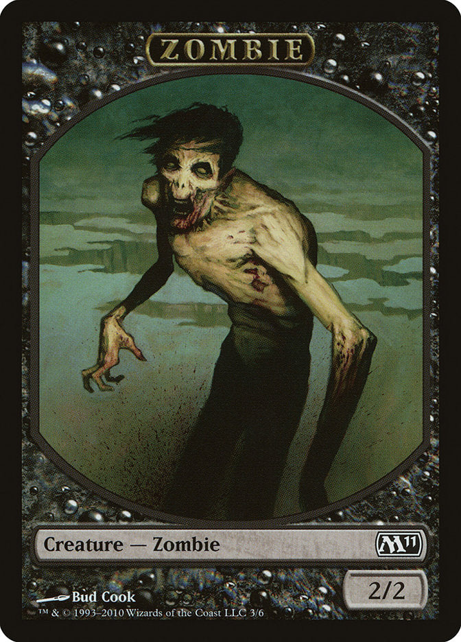 Zombie Token [Magic 2011 Tokens] Magic: The Gathering