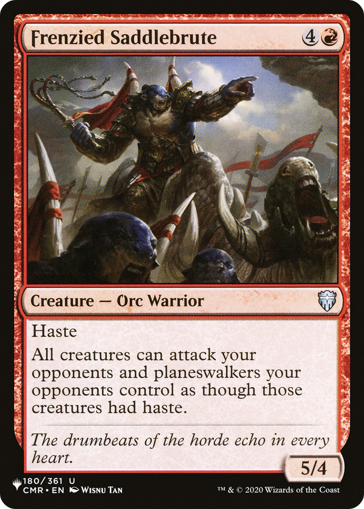 Frenzied Saddlebrute [The List] Magic: The Gathering