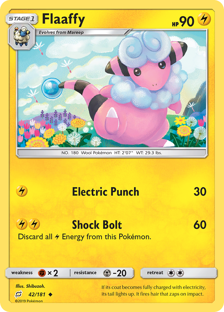 Flaaffy (42/181) [Sun & Moon: Team Up] Pokémon