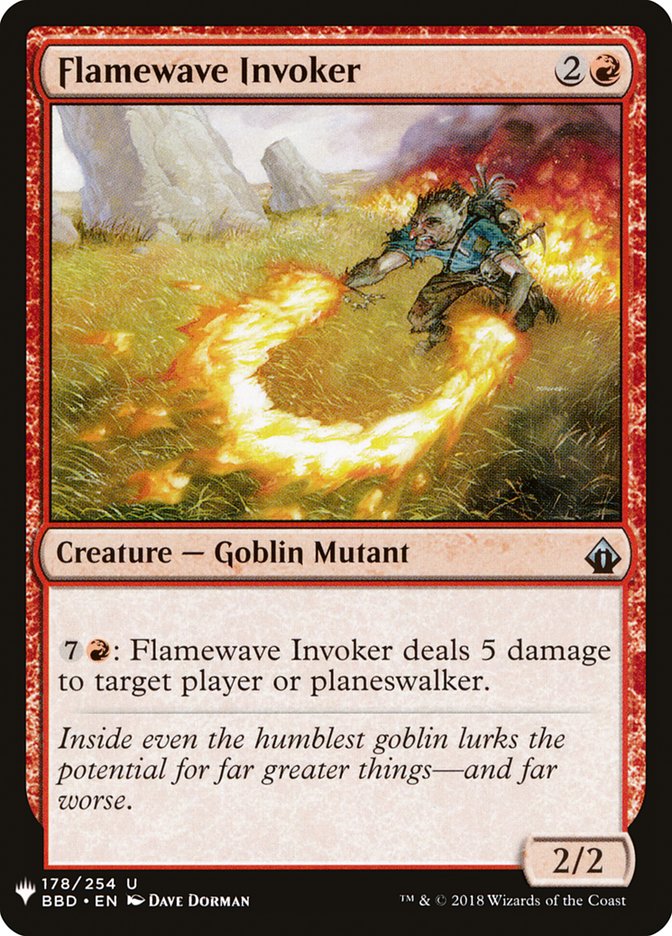 Flamewave Invoker [Mystery Booster] Magic: The Gathering
