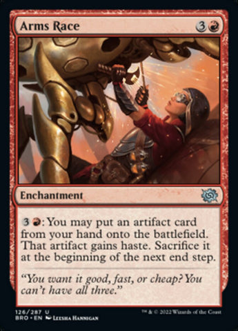 Arms Race [The Brothers' War] Magic: The Gathering