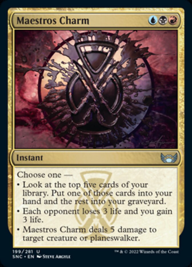 Maestros Charm [Streets of New Capenna] Magic: The Gathering