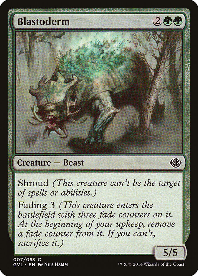 Blastoderm (Garruk vs. Liliana) [Duel Decks Anthology] Magic: The Gathering