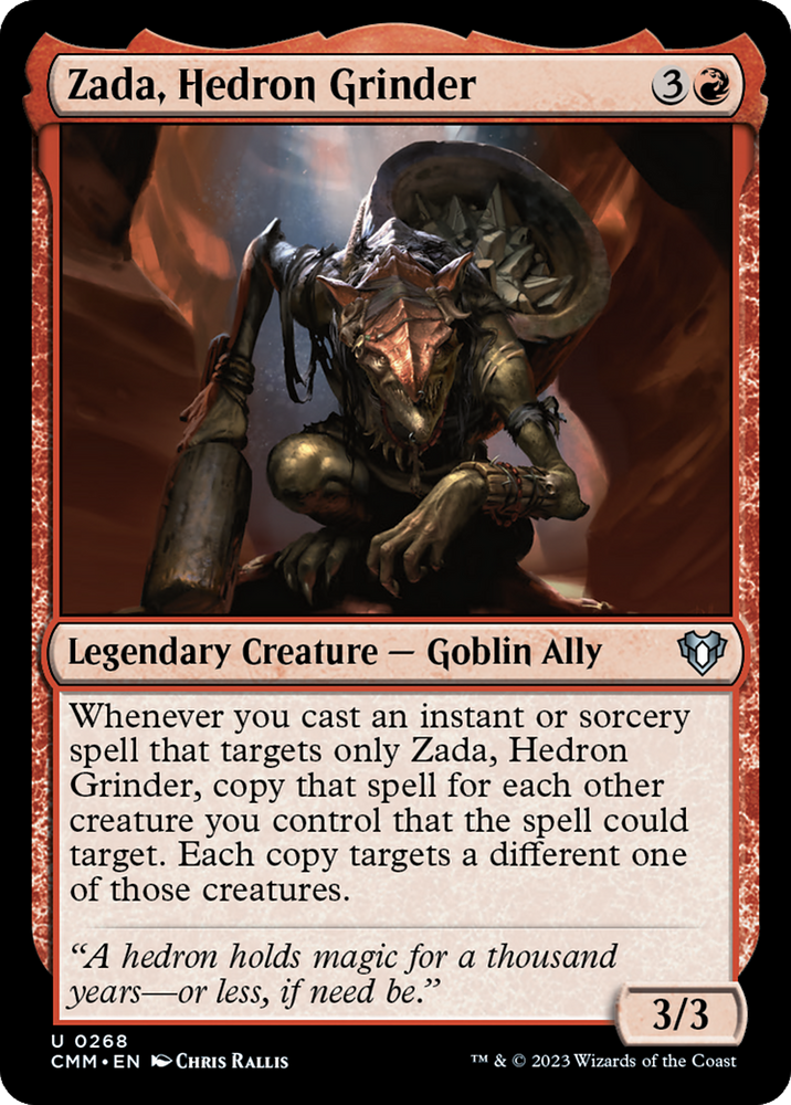 Zada, Hedron Grinder [Commander Masters] Magic: The Gathering
