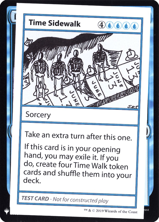 Time Sidewalk [Mystery Booster Playtest Cards] Magic: The Gathering