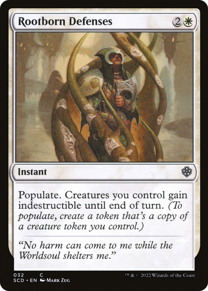 Rootborn Defenses [Starter Commander Decks] Magic: The Gathering