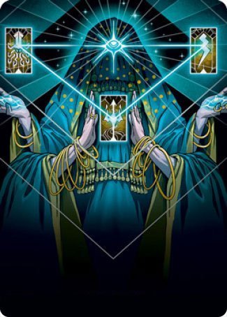 Strategic Planning Art Card [Strixhaven: School of Mages Art Series] Magic: The Gathering