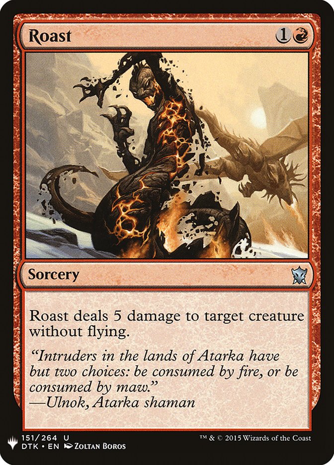 Roast [Mystery Booster] Magic: The Gathering