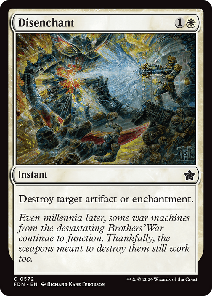 Disenchant [Foundations] Magic: The Gathering