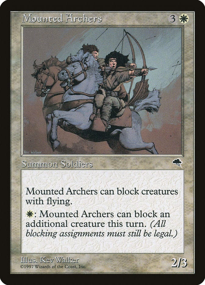 Mounted Archers [Tempest] Magic: The Gathering