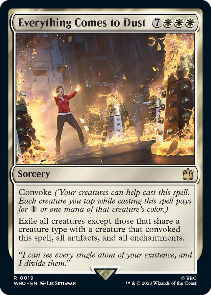 Everything Comes to Dust [Doctor Who] Magic: The Gathering