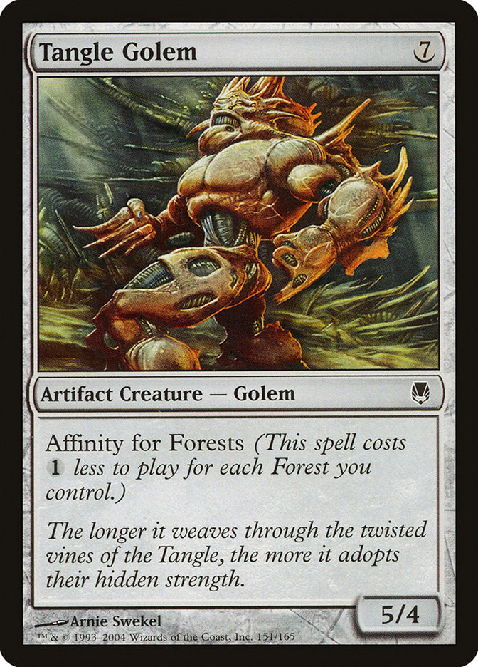 Tangle Golem [Darksteel] Magic: The Gathering
