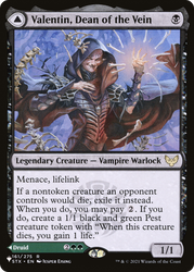 Valentin, Dean of the Vein // Lisette, Dean of the Root [Secret Lair: From Cute to Brute] Magic: The Gathering