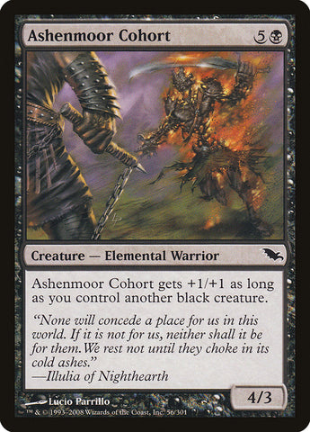 Ashenmoor Cohort [Shadowmoor] Magic: The Gathering