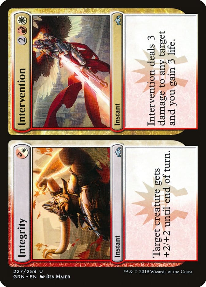 Integrity // Intervention [Guilds of Ravnica] Magic: The Gathering