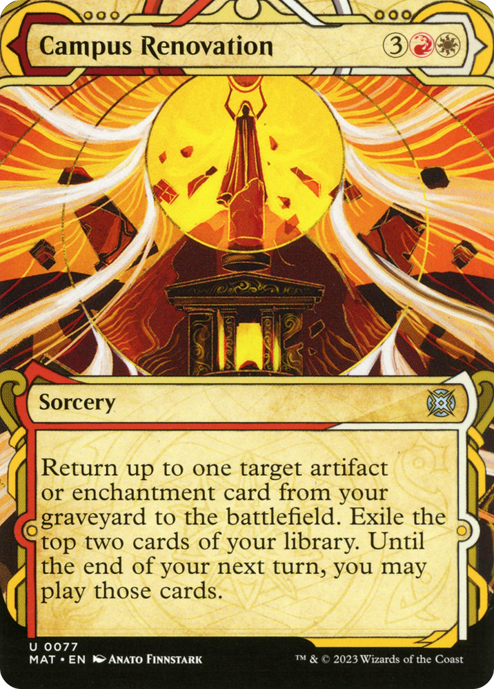 Campus Renovation (Showcase) [March of the Machine: The Aftermath] Magic: The Gathering
