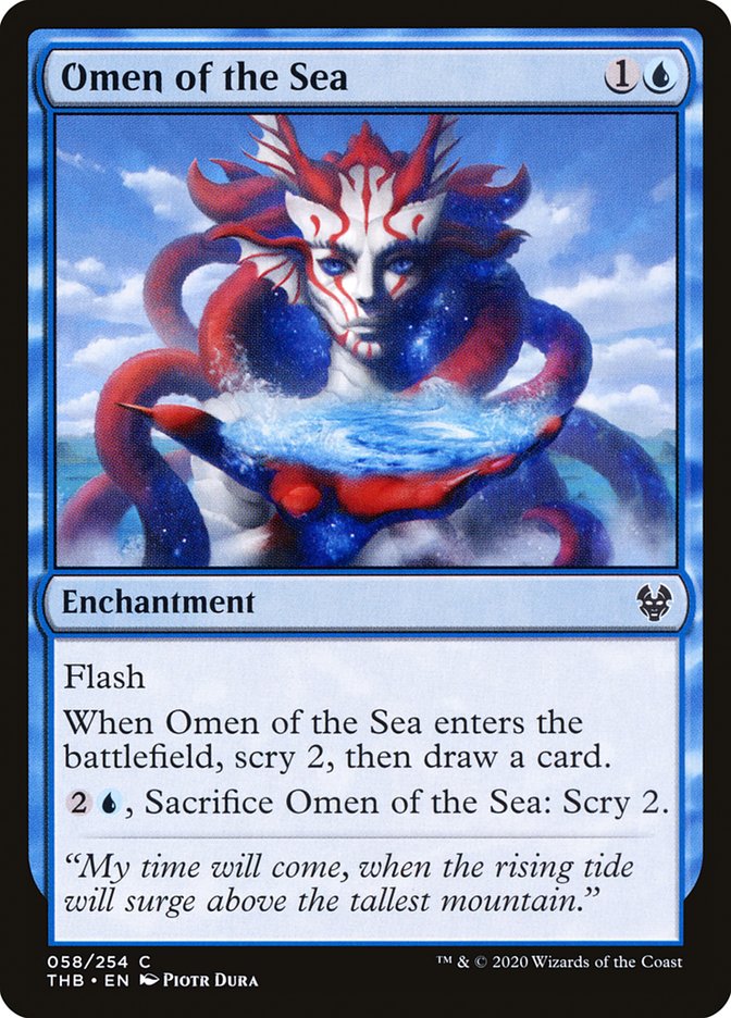 Omen of the Sea [Theros Beyond Death] Magic: The Gathering