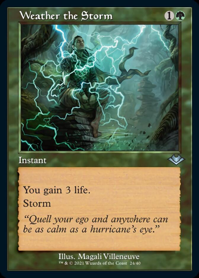 Weather the Storm (Retro Foil Etched) [Modern Horizons] Magic: The Gathering