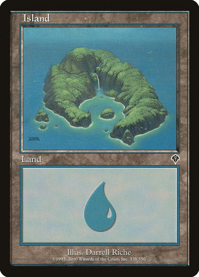 Island (338) [Invasion] Magic: The Gathering