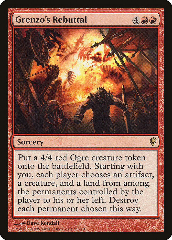 Grenzo's Rebuttal [Conspiracy] Magic: The Gathering