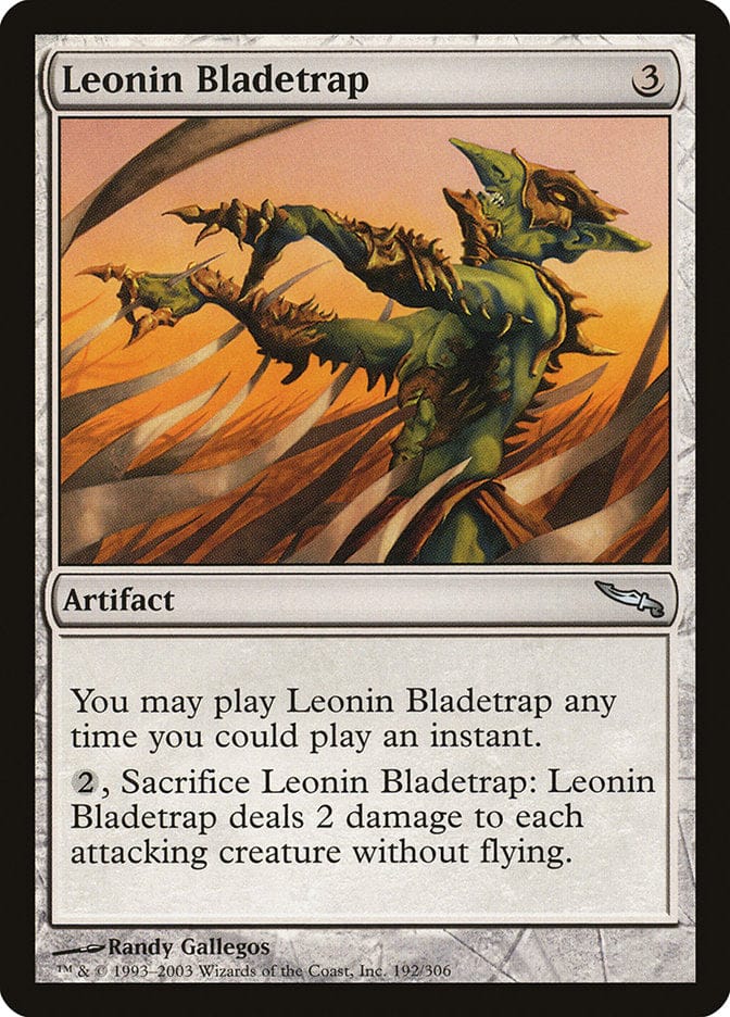 Leonin Bladetrap [Mirrodin] Magic: The Gathering